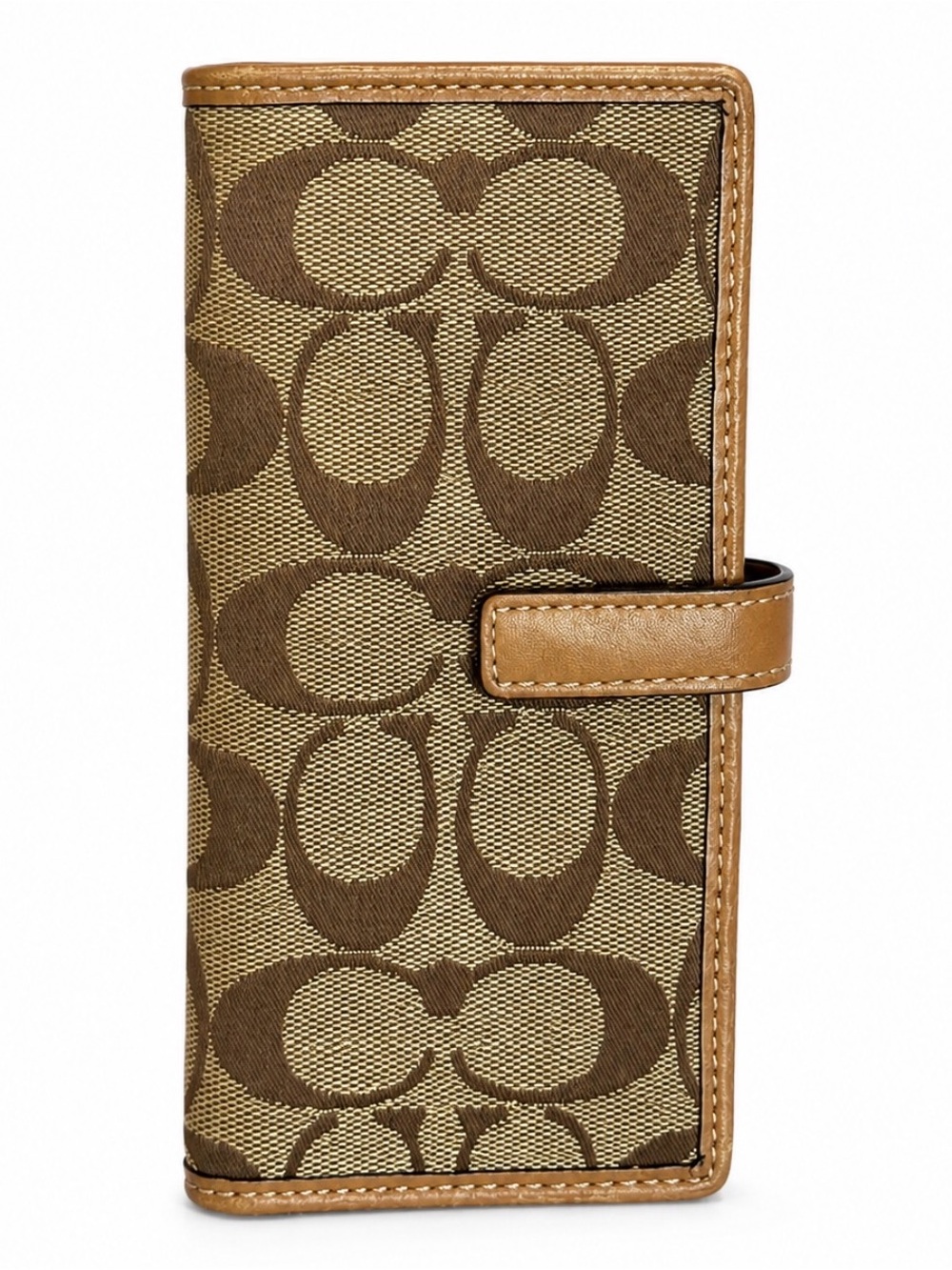 COACH Park Khaki Signature Wallet
